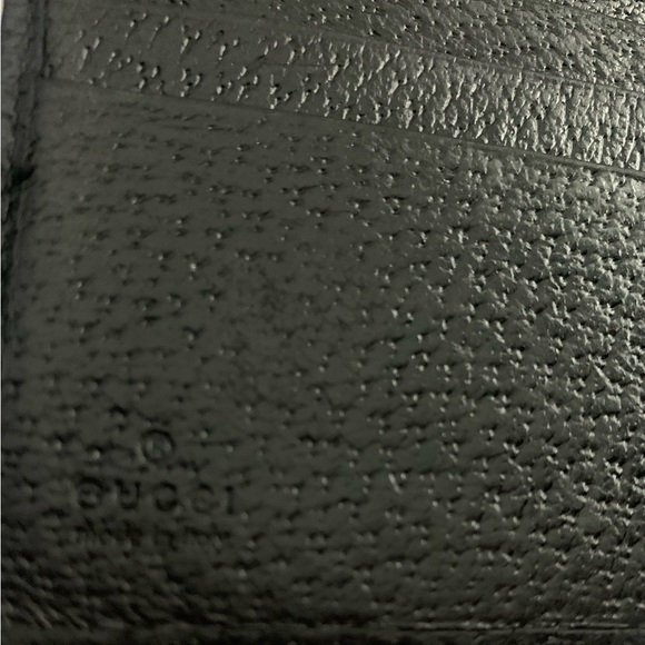 GUCCI GG MONOGRAM DOUBLE SNAP WALLET W/CHARM (RARE)~~ BLACK - Picture 15 of 15